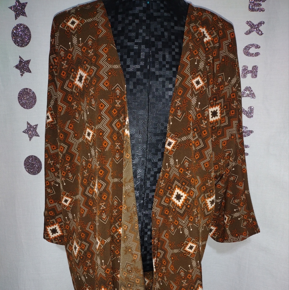 Tribe print LuLaRoe cover up